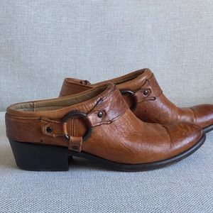 Frye Ankle Boots with strap detail